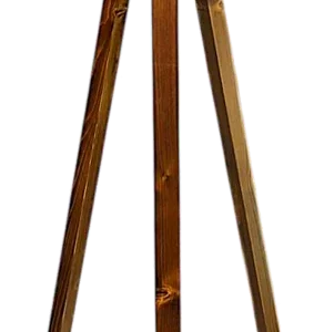 Üç Ayak Katlanır Ahşap Lambader