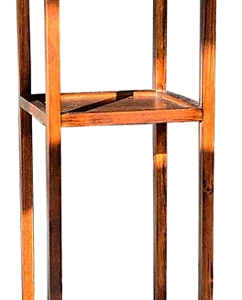 Raflı Ahşap Lambader