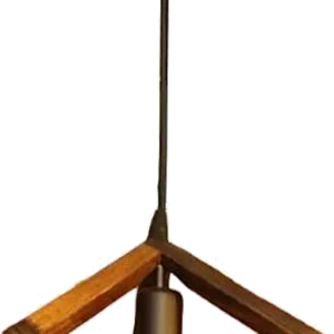 Tekli Küp Ahşap Avize